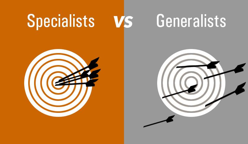 Nếu Specialist tập trung vấn đề cốt lõi, thì Generalist có ý nghĩa khái quát hơn