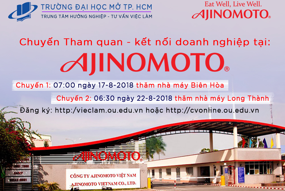 Chương trình “Tham quan doanh nghiệp – Kết nối thực tiễn” Tại Công ty Ajinomoto Việt Nam