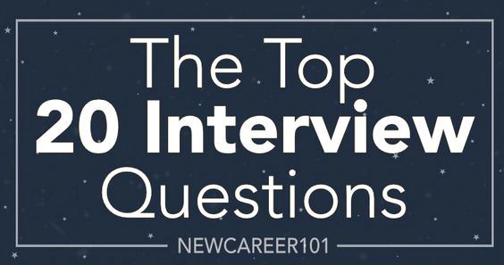 The Top 20 Interview Questions